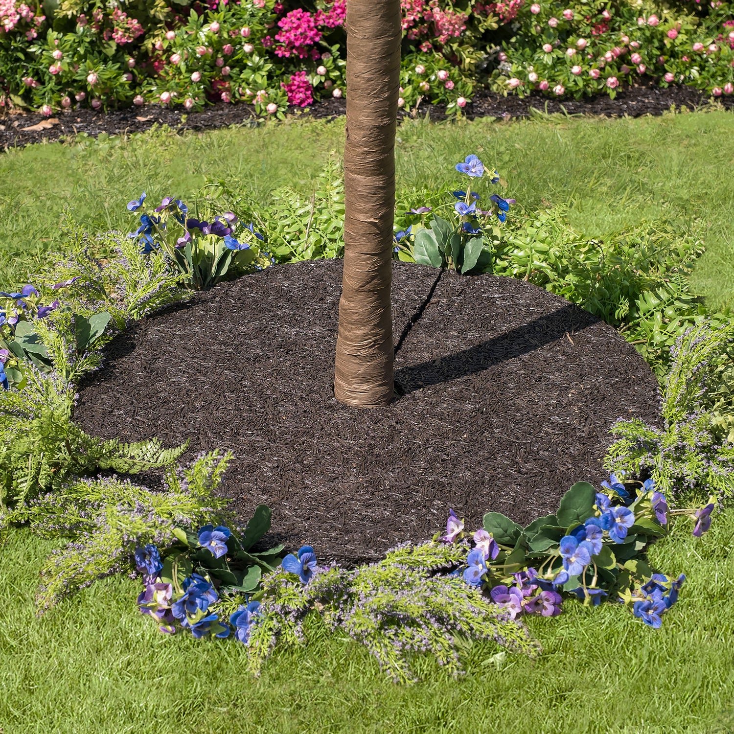 Permanent Mulch Recycled Rubber Tree Ring, 24" dia. - Image 3