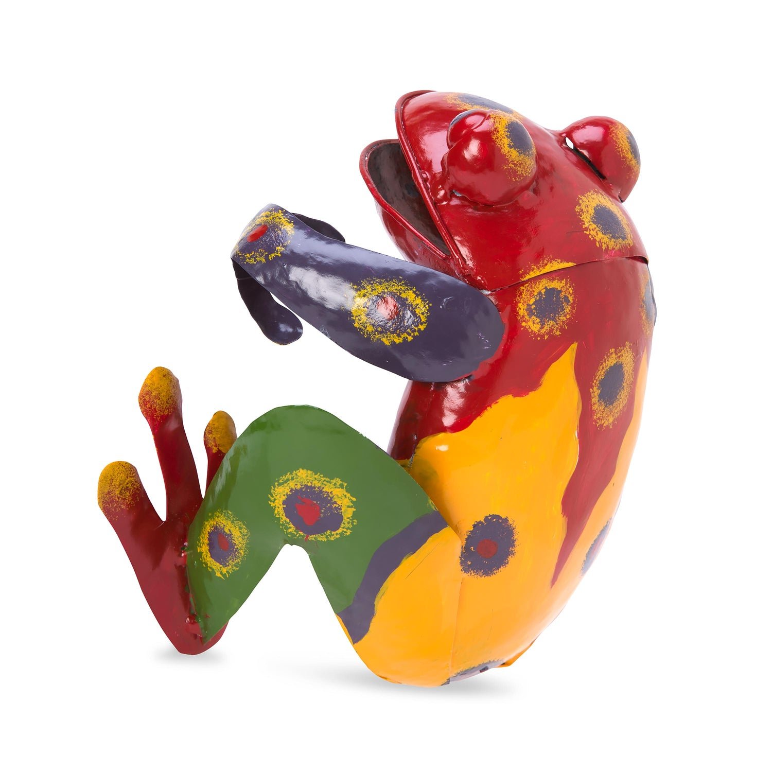 Set of 3 Hand Painted Frog Pot Hangers - Image 4