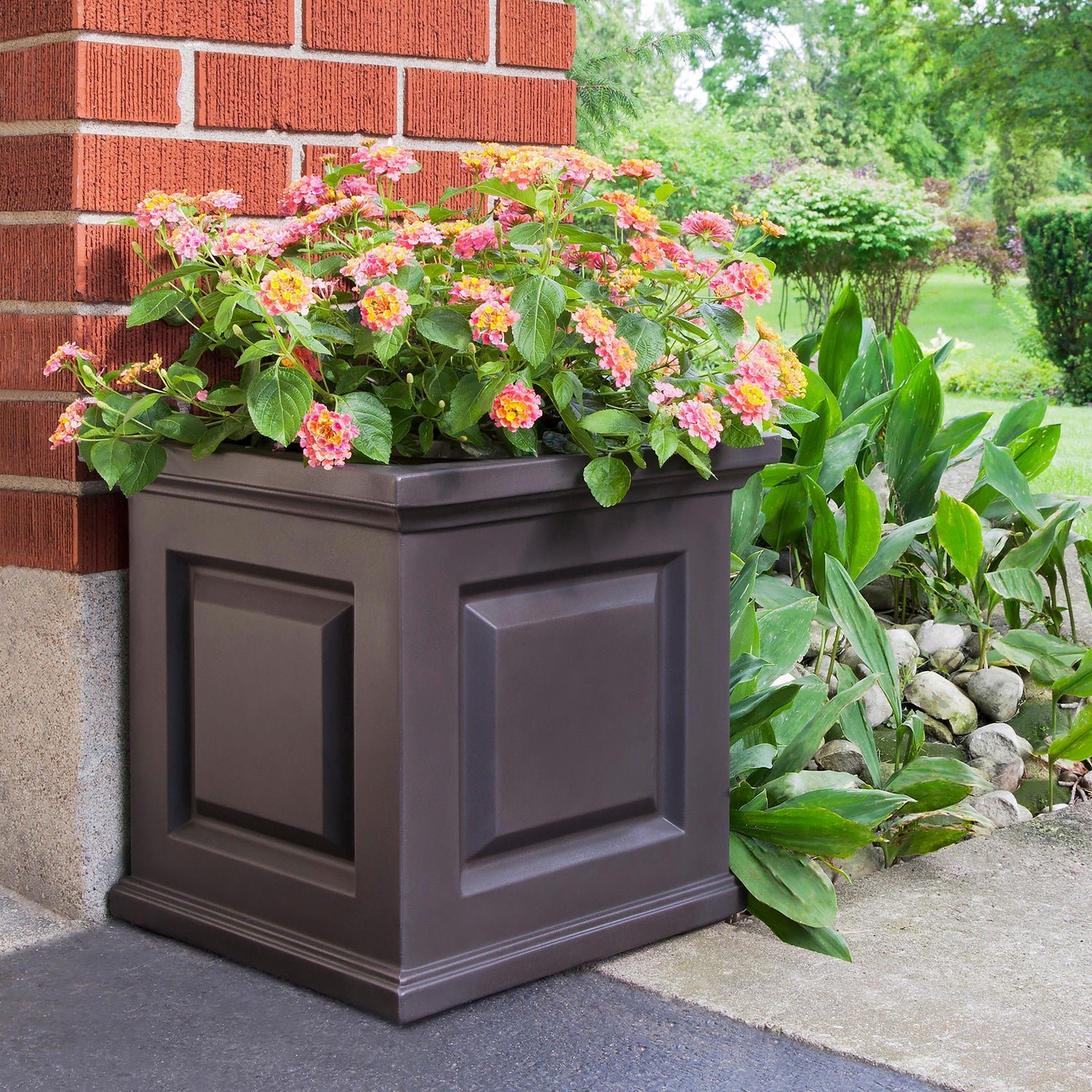 Chadwick Self-Watering Planter, 16" sq. - Image 3