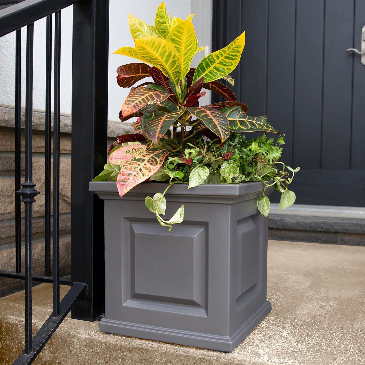 Chadwick Self-Watering Planter, 16" sq. - Image 4