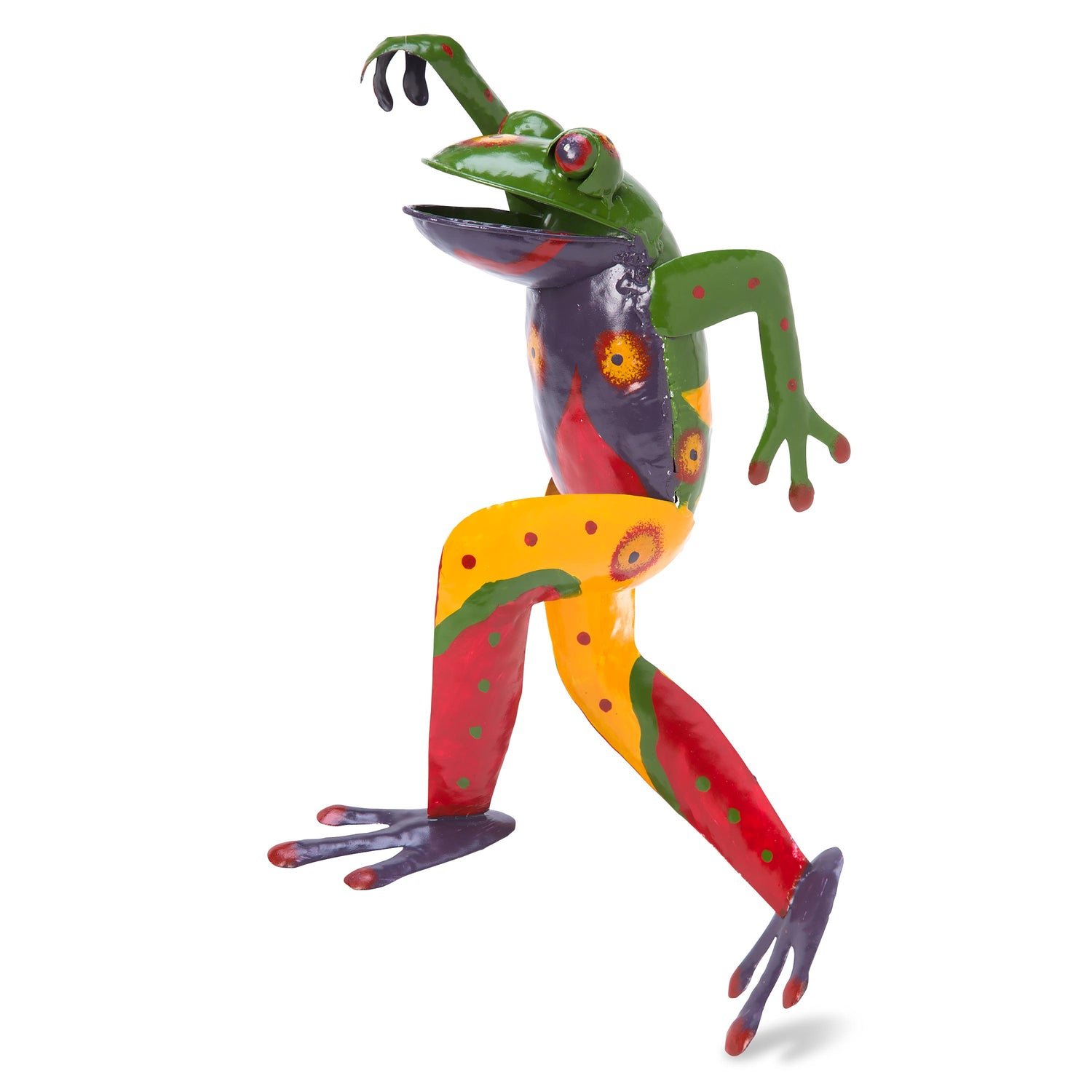 Set of 3 Hand Painted Frog Pot Hangers - Image 3