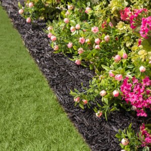 Permanent Mulch Recycled Rubber Border