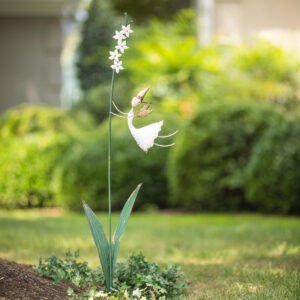 Cream Storybook Fairy Metal Stake