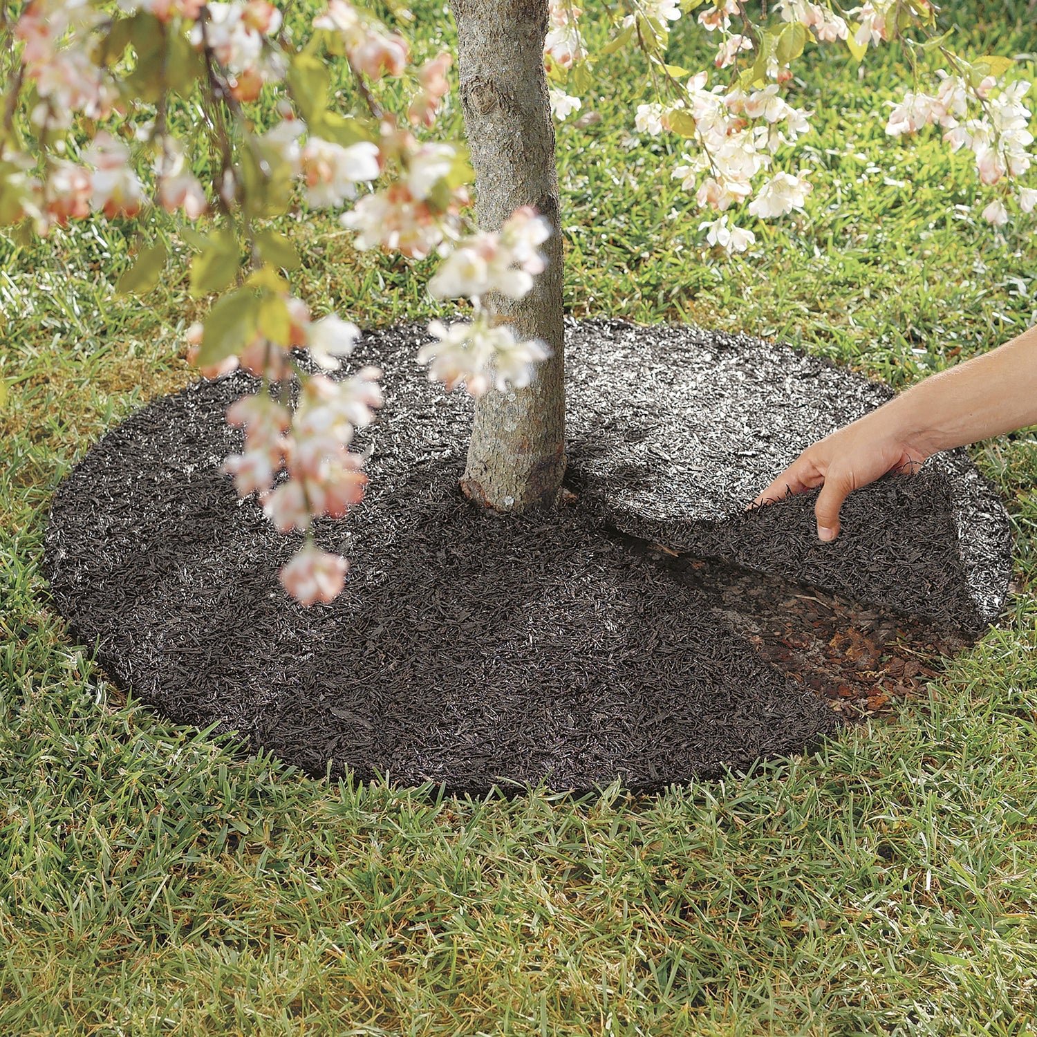 Permanent Mulch Recycled Rubber Tree Ring, 36" dia. - Image 4