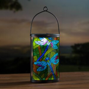 Mosaic Dragonfly Solar Lantern