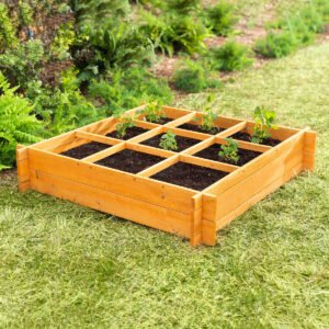 Wood Raised Garden Bed
